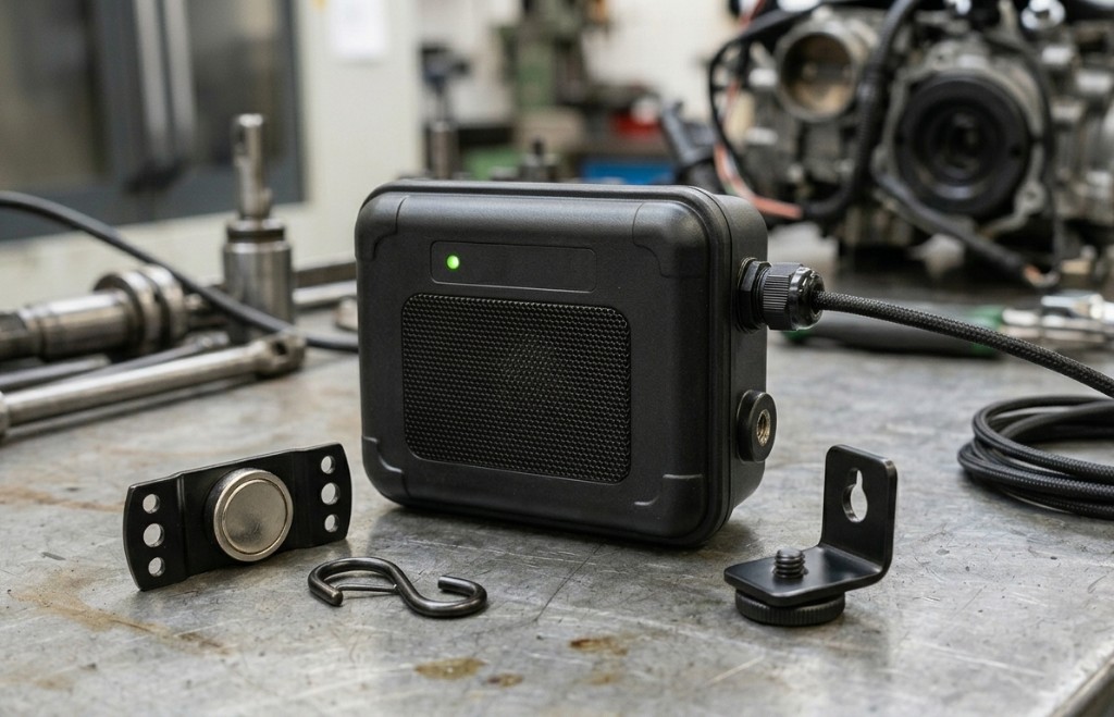 Промышленный Wi‑Fi/LTE микрофон для аудиоконтроля оборудования